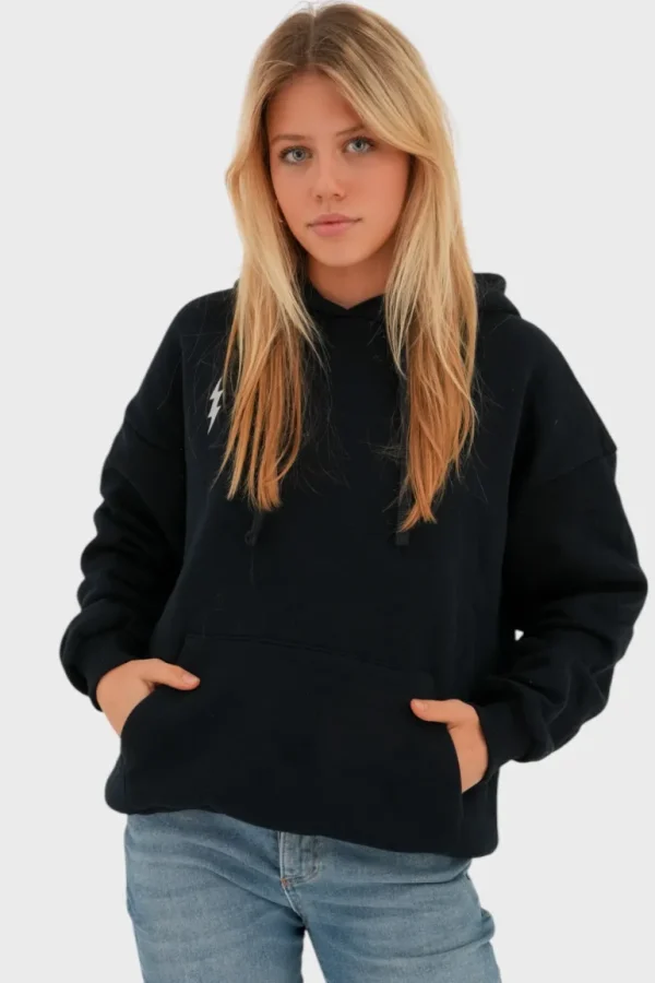 "Rock" hoodie navy