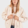 "Scandi" coat beige