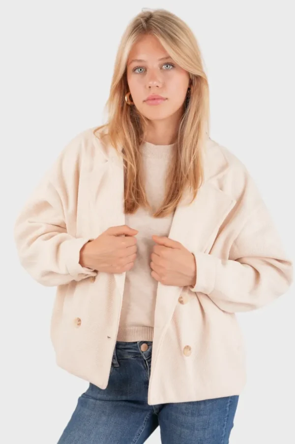 "Scandi" coat beige