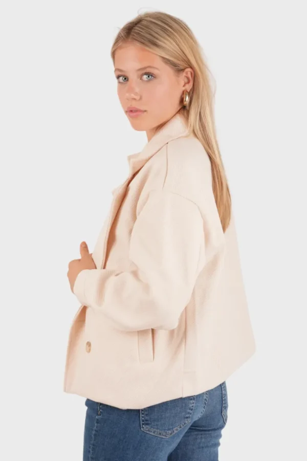 "Scandi" coat beige