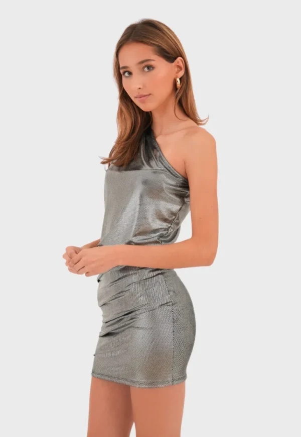 "Shimmer" dress silver