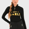 "Ski girls" ski pully black