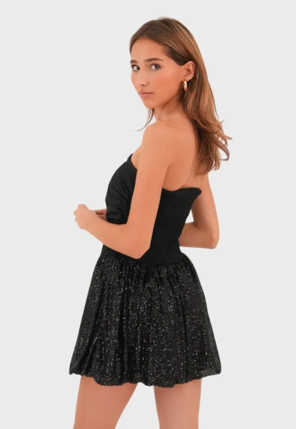 "Sparkle" dress black