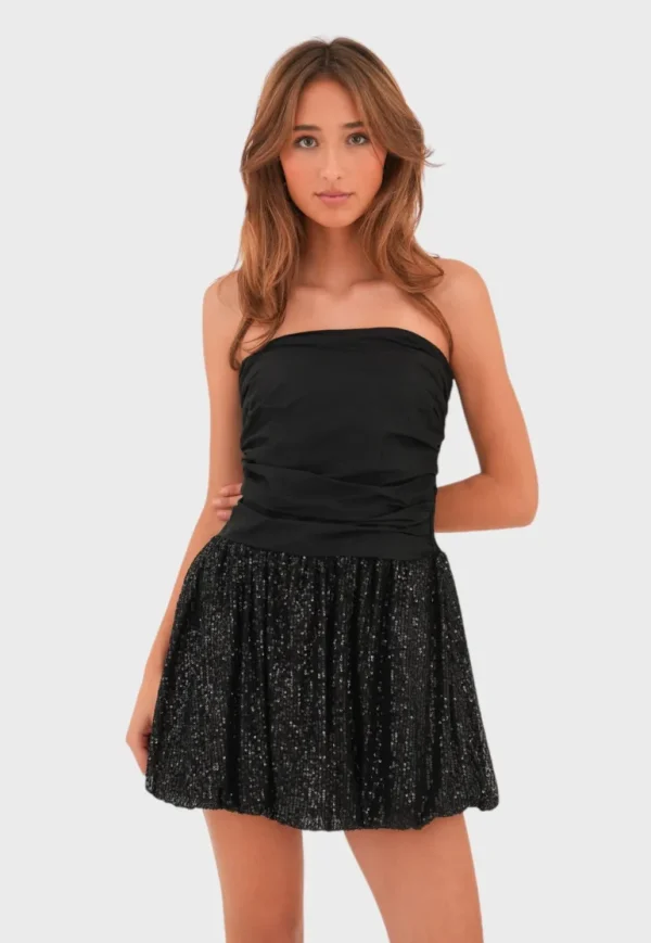 "Sparkle" dress black