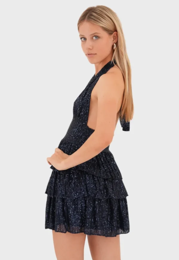 "Stardust" dress navy