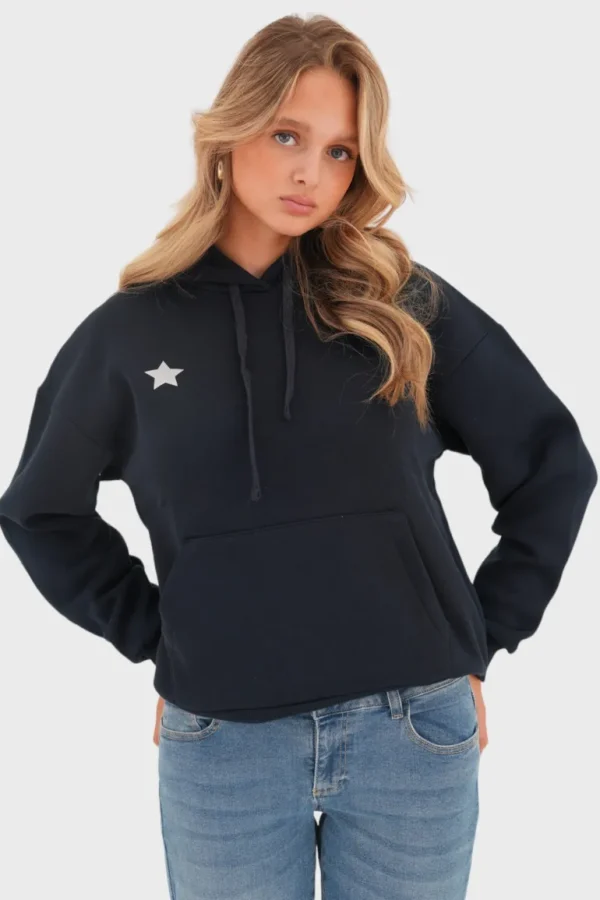 "Stargirl" hoodie navy