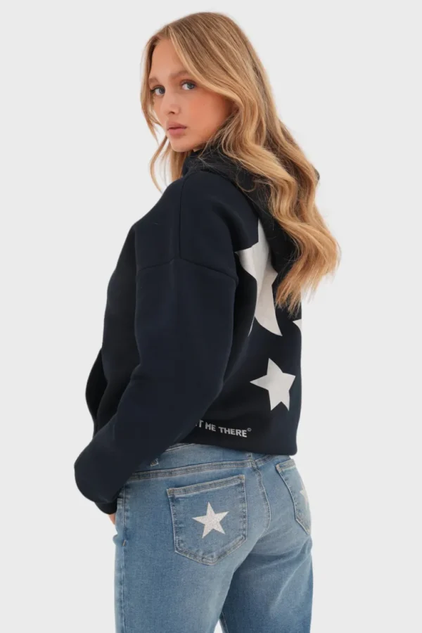 "Stargirl" hoodie navy