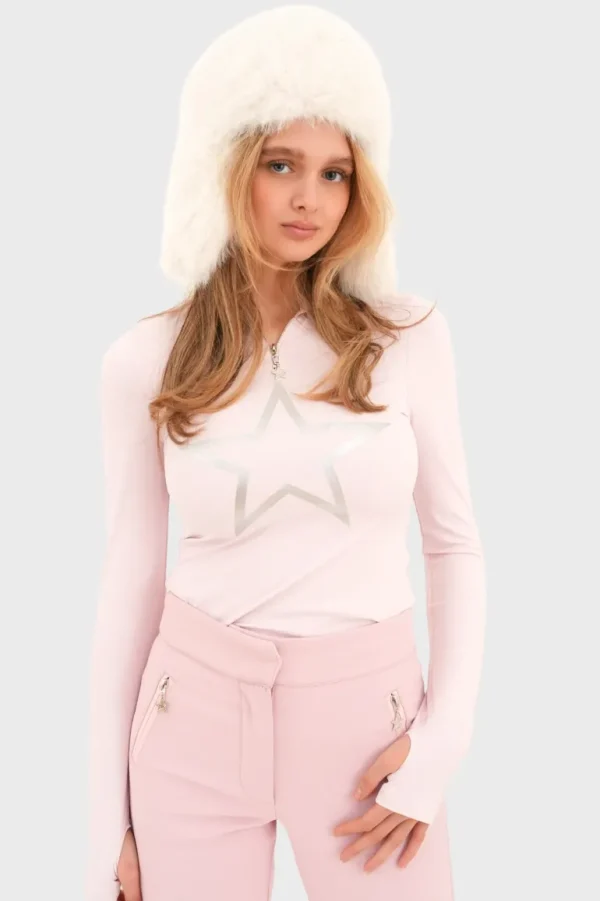 "Stargirl" ski pully pink