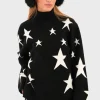 "Starlit" sweater black