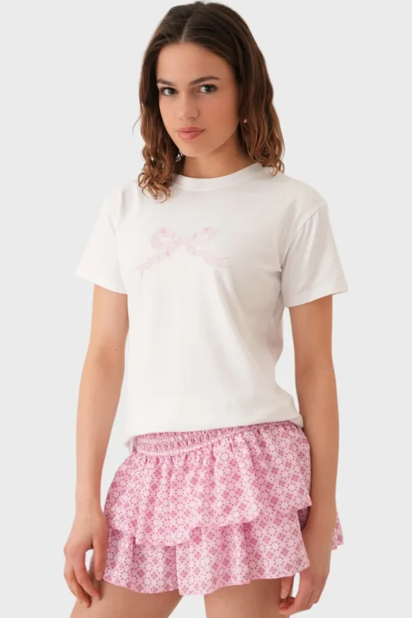 "Starry bow" t-shirt