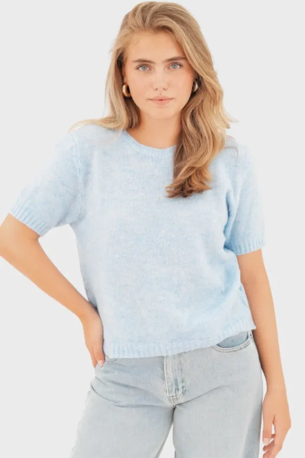 "Stella" sweater light blue