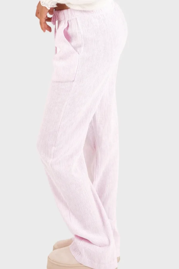 "Stockholm" pants striped pink