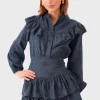 "Toscane" dress navy