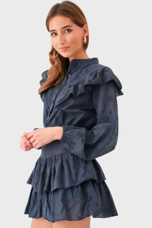 "Toscane" dress navy